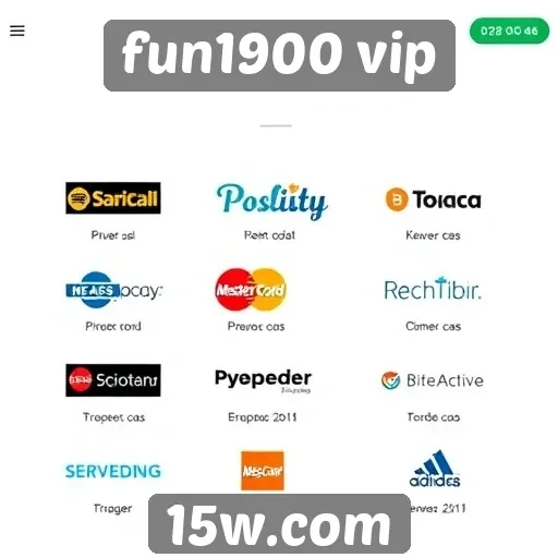 Métodos de pagamento disponíveis no Fun1900 VIP